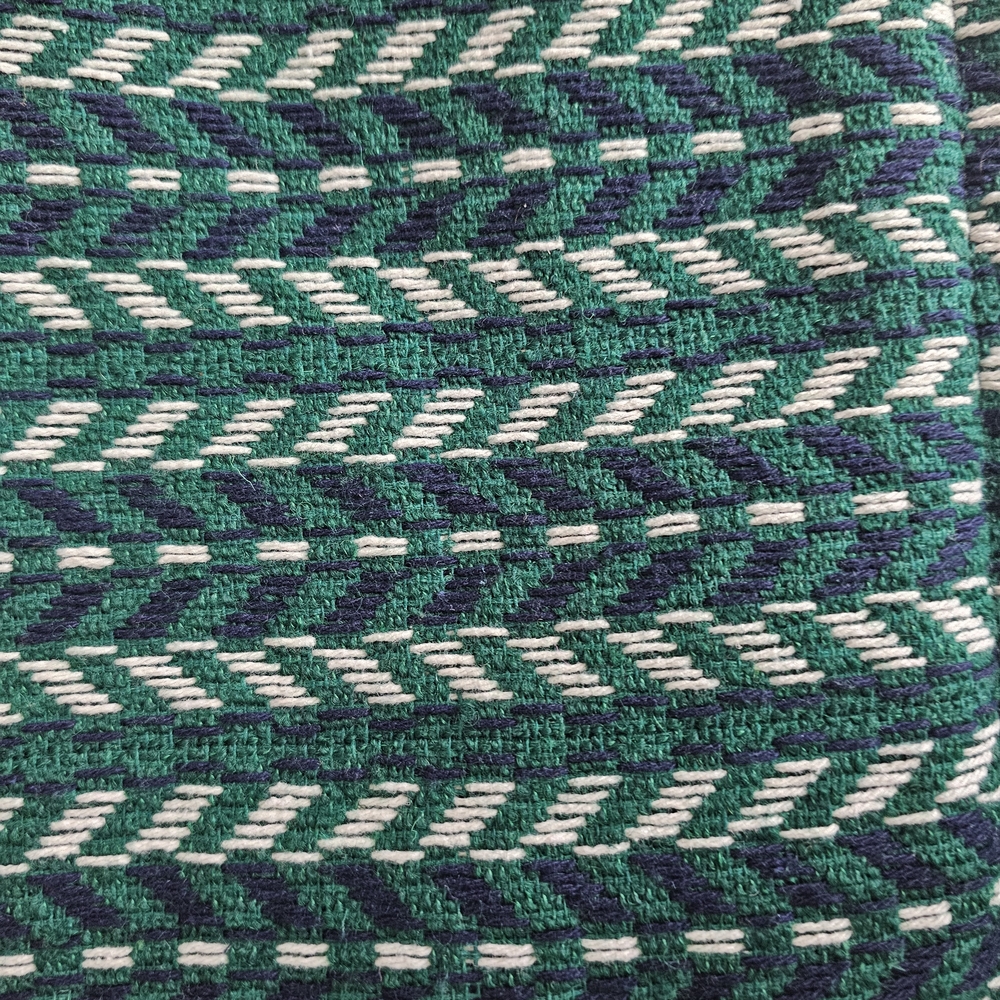 3am Forever Green and Blue Stitch Patterned Bag - Picture 5 of 5